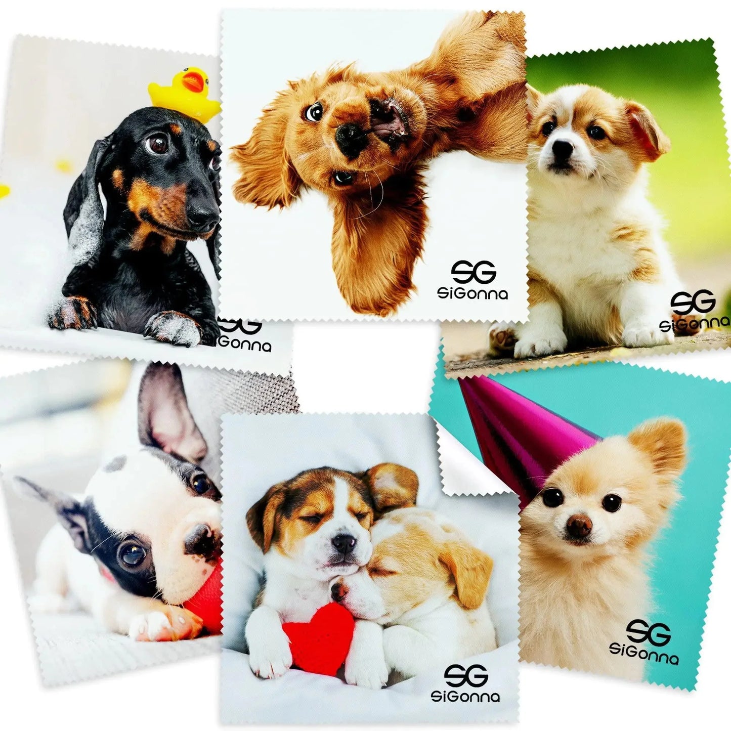 Microfiber Cleaning Cloth for Glasses Lens Camera Phone Screen 6 Pcs Very Soft Anti Spier