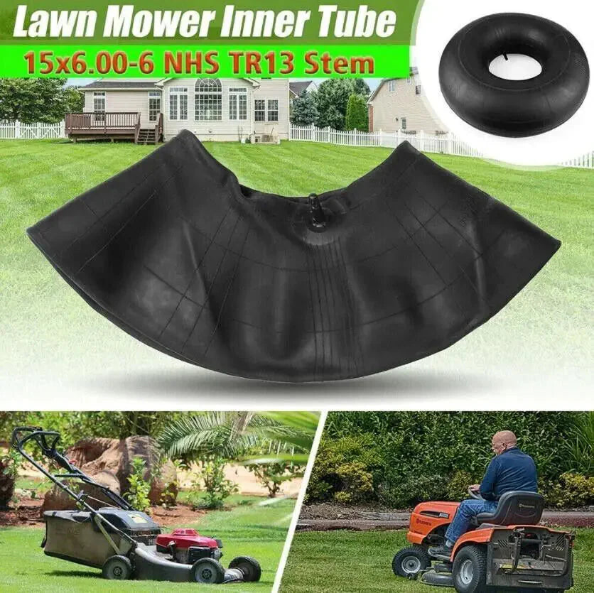 2PCS 15x6.00-6 Lawn Mower Tire Inner Tubes 15X6-6, 15X6x6, 15/6x6 TR13 Valve ATV Anti Spier