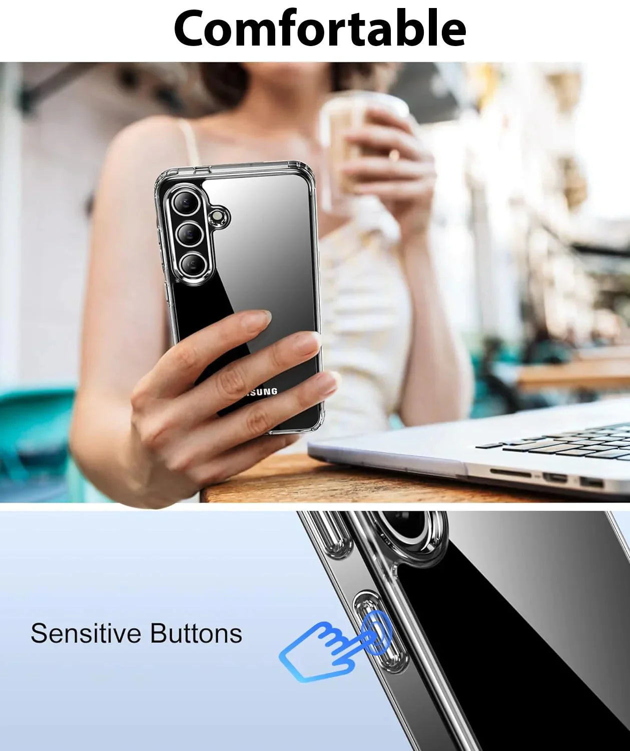 For Samsung Galaxy S24 Ultra Plus Shockproof Case & Screen Protector & Camera US Anti Spier