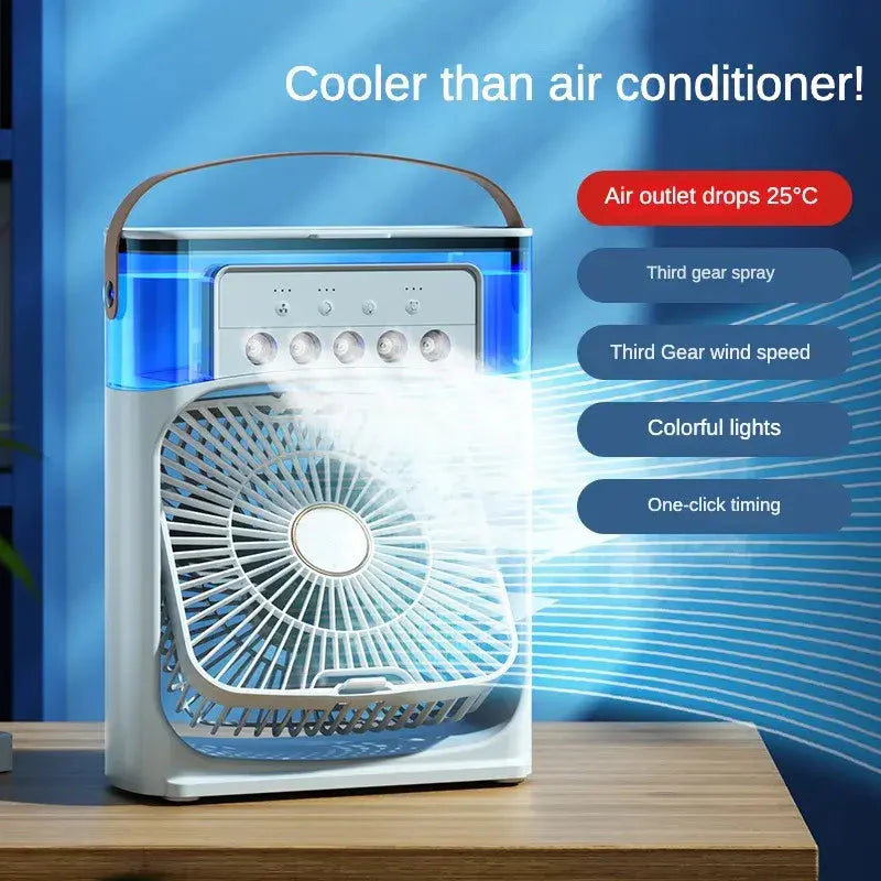 Portable Humidifier Fan Air Conditioner Anti Spier