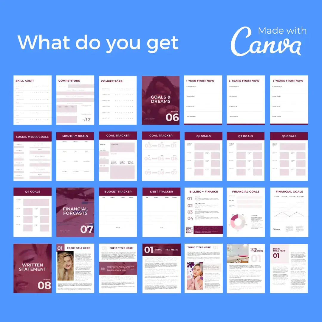 Downloadable Beauty Business Plan 100 Template Anti Spier