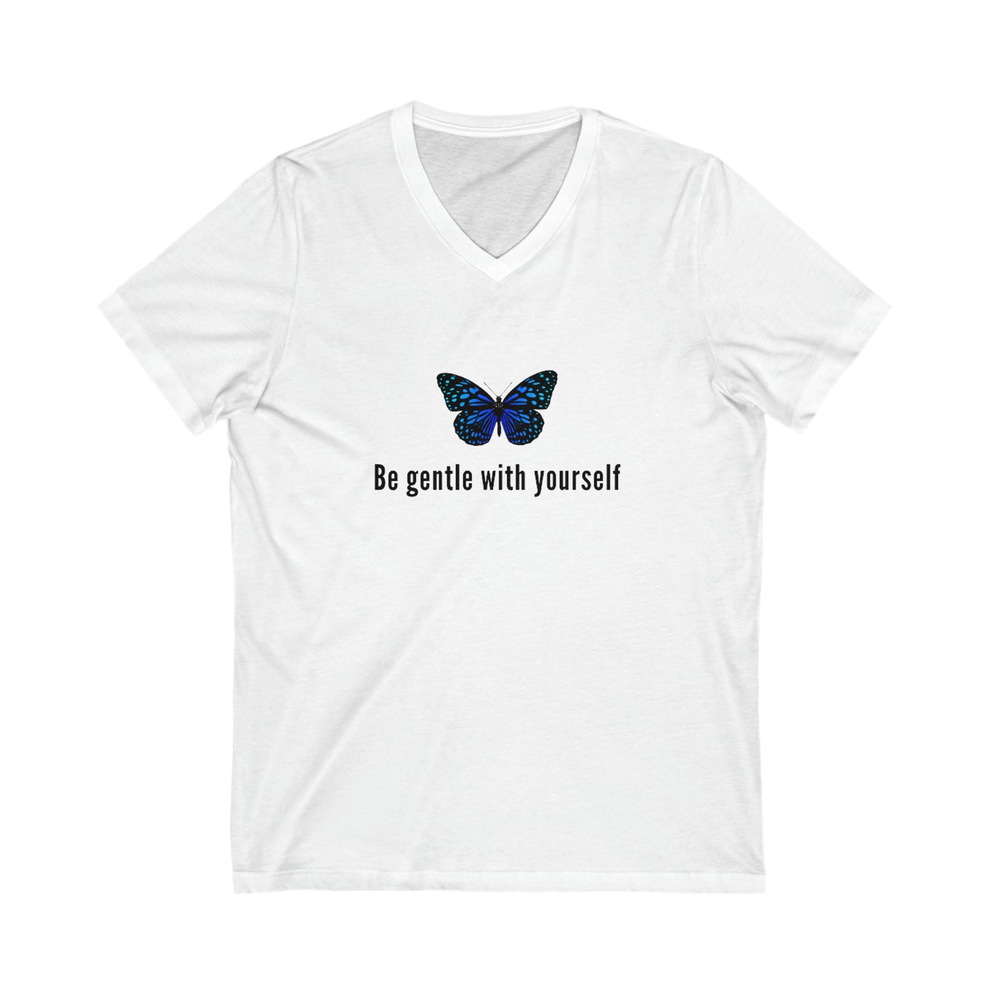 Unisex Jersey Short Sleeve V-Neck Tee