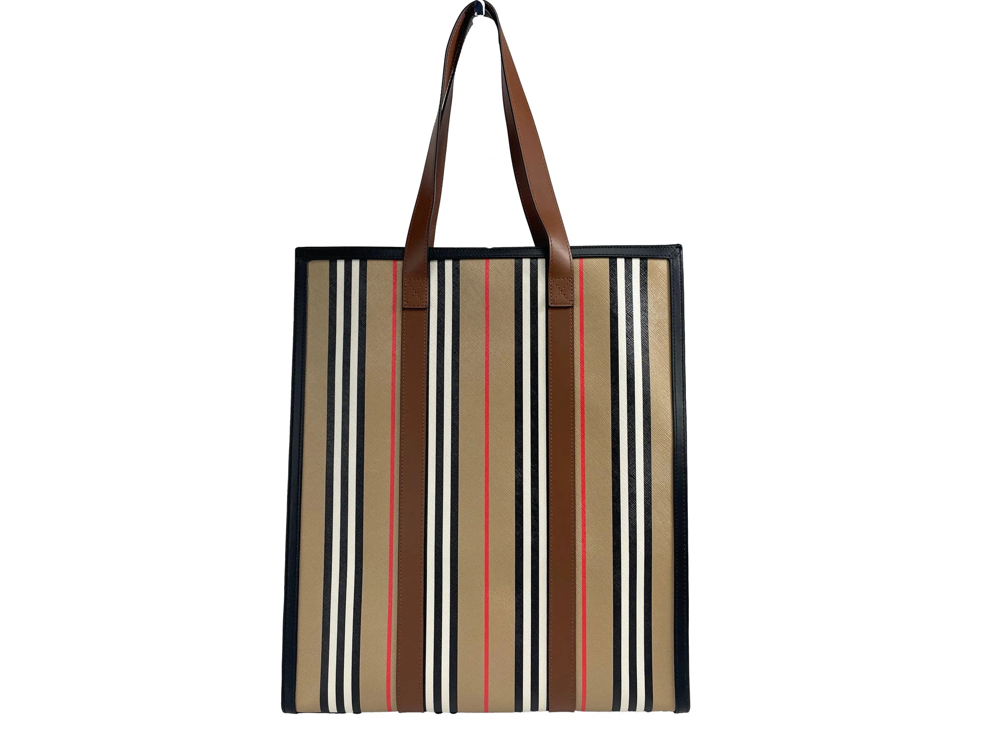 Burberry Medium NS Book Tote Bag Purse Anti Spier