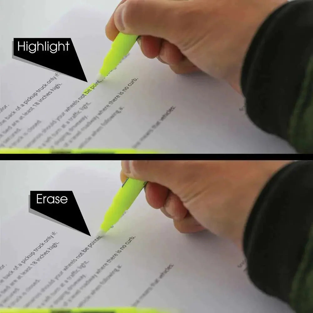 Erasable Highlighter Yellow (3/Pack) Anti Spier