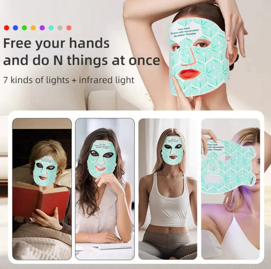 LED Silicone Skin Rejuvenation Device Anti Spier