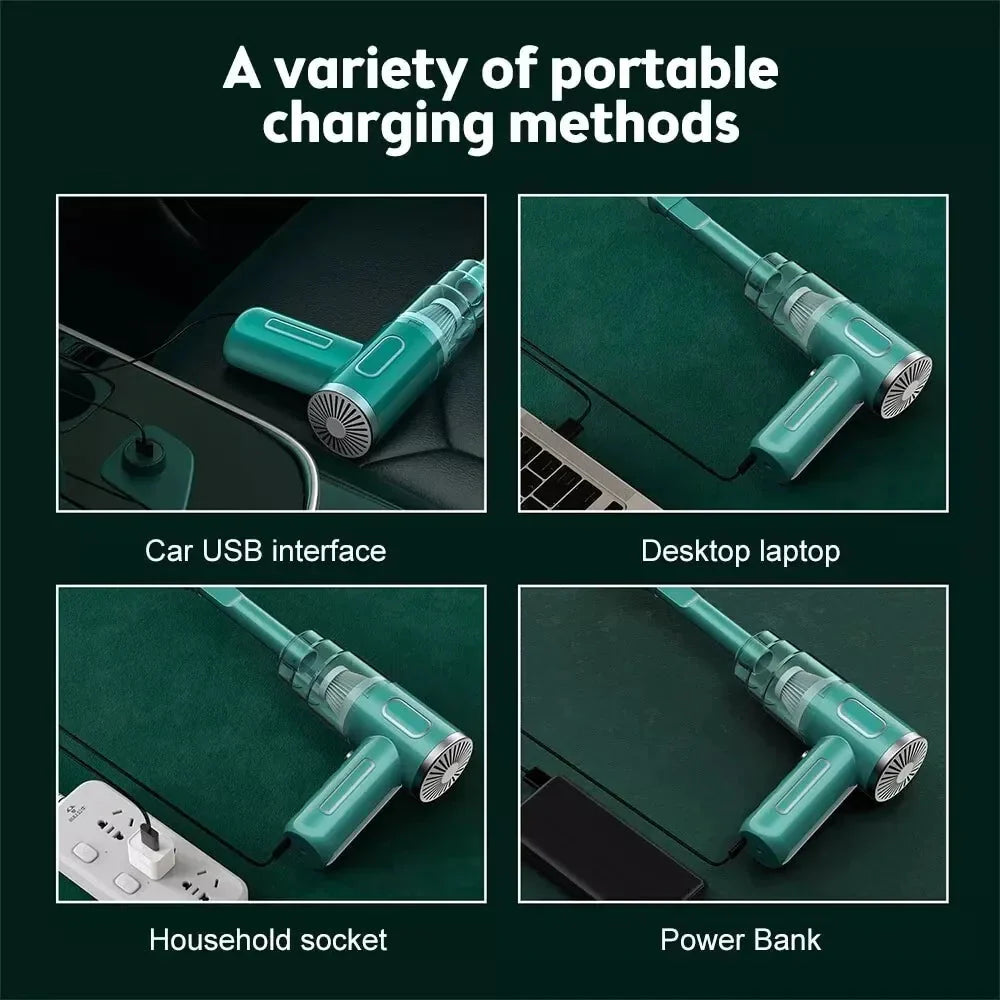 29000PA Cordless Hand Held Vacuum Cleaner Mini Portable Car Auto Home Wireless Anti Spier