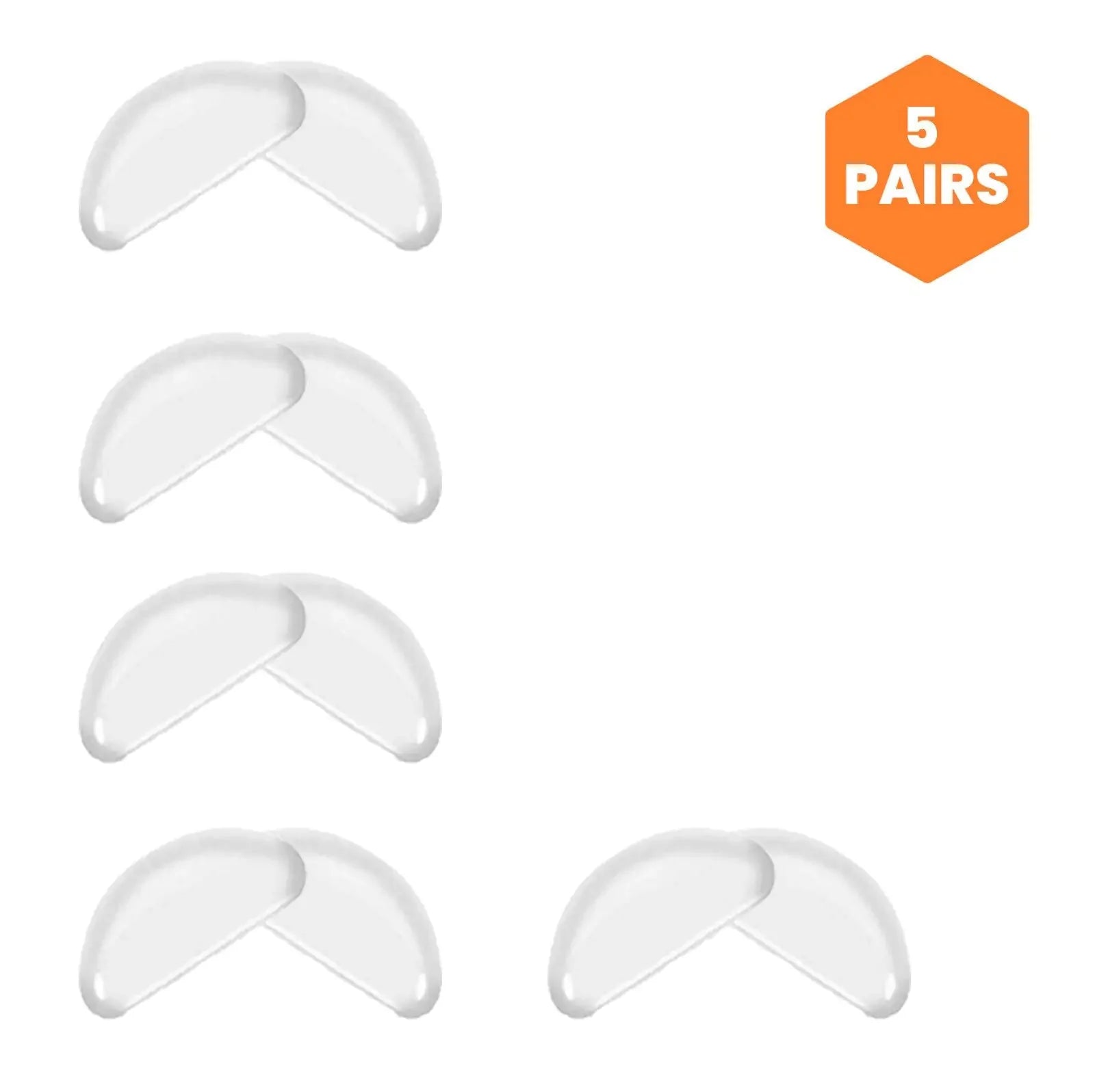 5 Pairs Anti-Slip Nose Pads For Eyeglasses Anti Spier