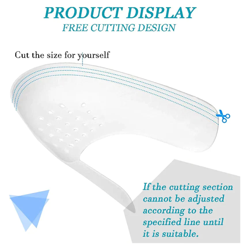 5 Pairs Shoe Protector Anti Crease Force Fields Cover Toe Cap Creasing Decreaser Anti Spier