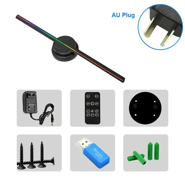 3D HD Hologram Fan Projector Anti Spier