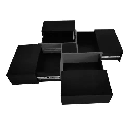 Unique Design Coffee Table With 4 Hidden Storage Compartments Anti Spier