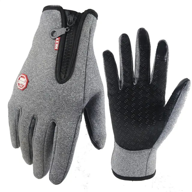Unisex Touchscreen Thermal Full Finger Gloves Anti Spier