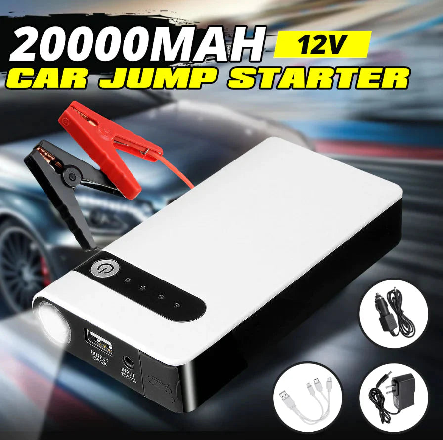 20000mAh Car Jump Starter Booster Jumper Box Power Bank Battery Charger Portable Anti Spier