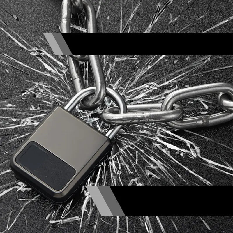 Security Unlock Fingerprint Padlock Anti Spier