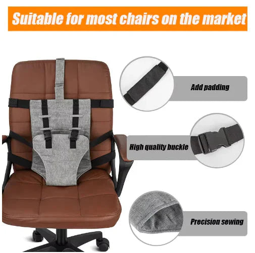 Child Chair Safety Belt – Adjustable Feeding Guard Anti Spier