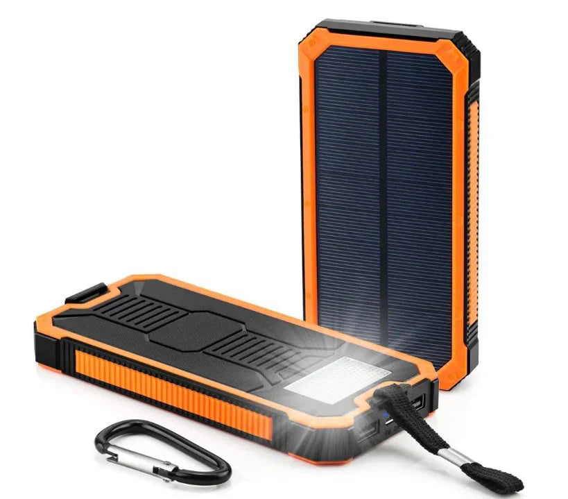 Waterproof Solar Charging 10000mAh Battery Backup Anti Spier
