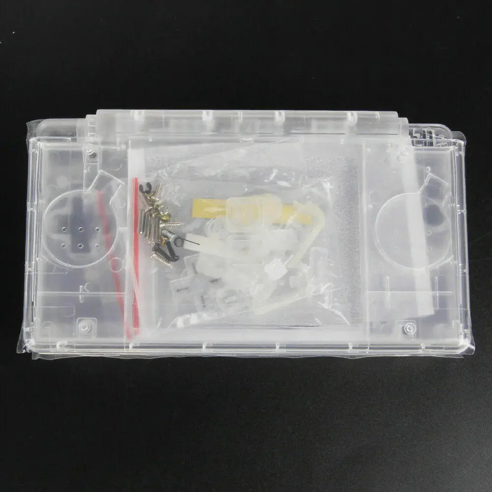 Full Replacement Housing Shell Screen Lens Clear For OEM Nintendo DS Lite NDSL Anti Spier