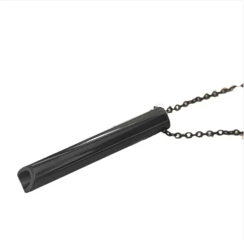 Titanium Whistle Steel Pendant Necklace Anti Spier