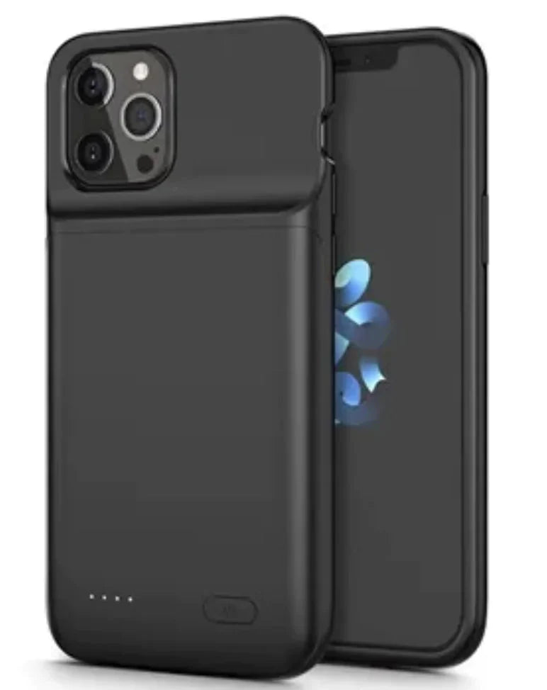 6800mAh Slim Battery Charger Case for iPhone 11-15 Pro Max & XR/XS Anti Spier