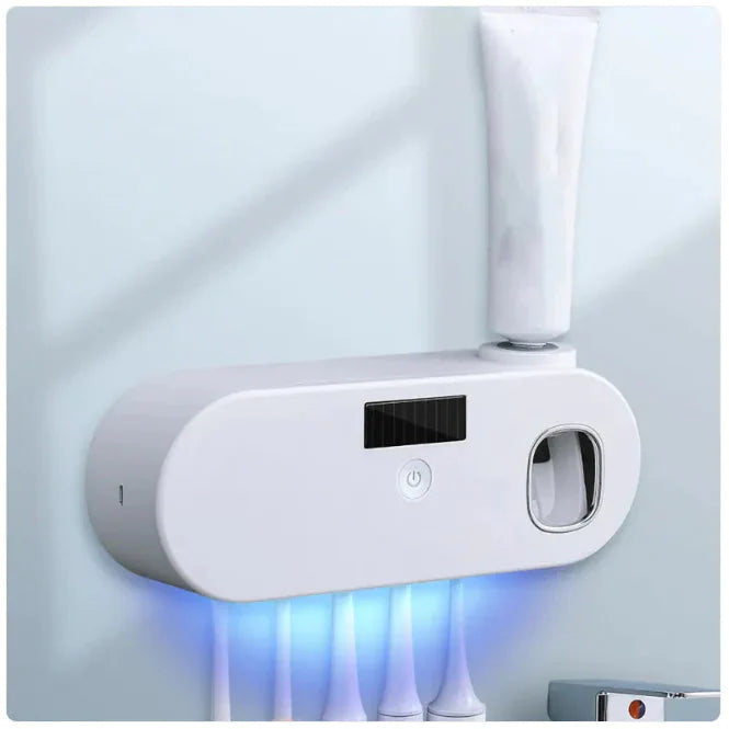 UV Clean USB Smart Toothbrush Holder & Cup Set Anti Spier