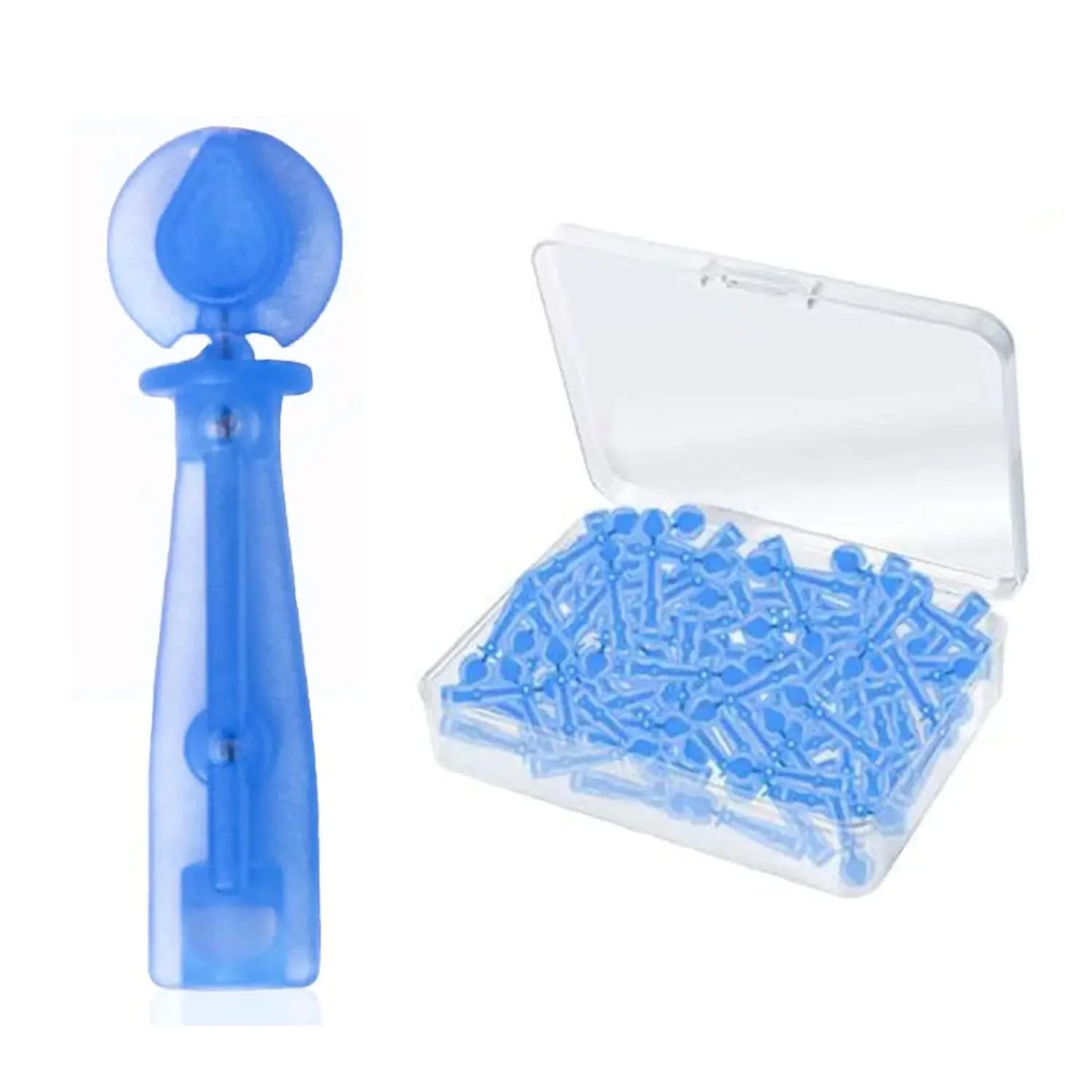 Professional 50pcs Disposable Blackhead and Blemish Remover Tools for Acne, Whitehead, Comedone Removal - Pimple Popper Set for Salon and Home Use Anti Spier