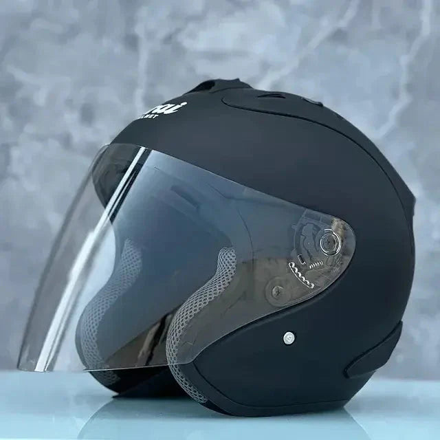 Ultralight Safety Motorcycle Helmet with Integrated Light Anti Spier