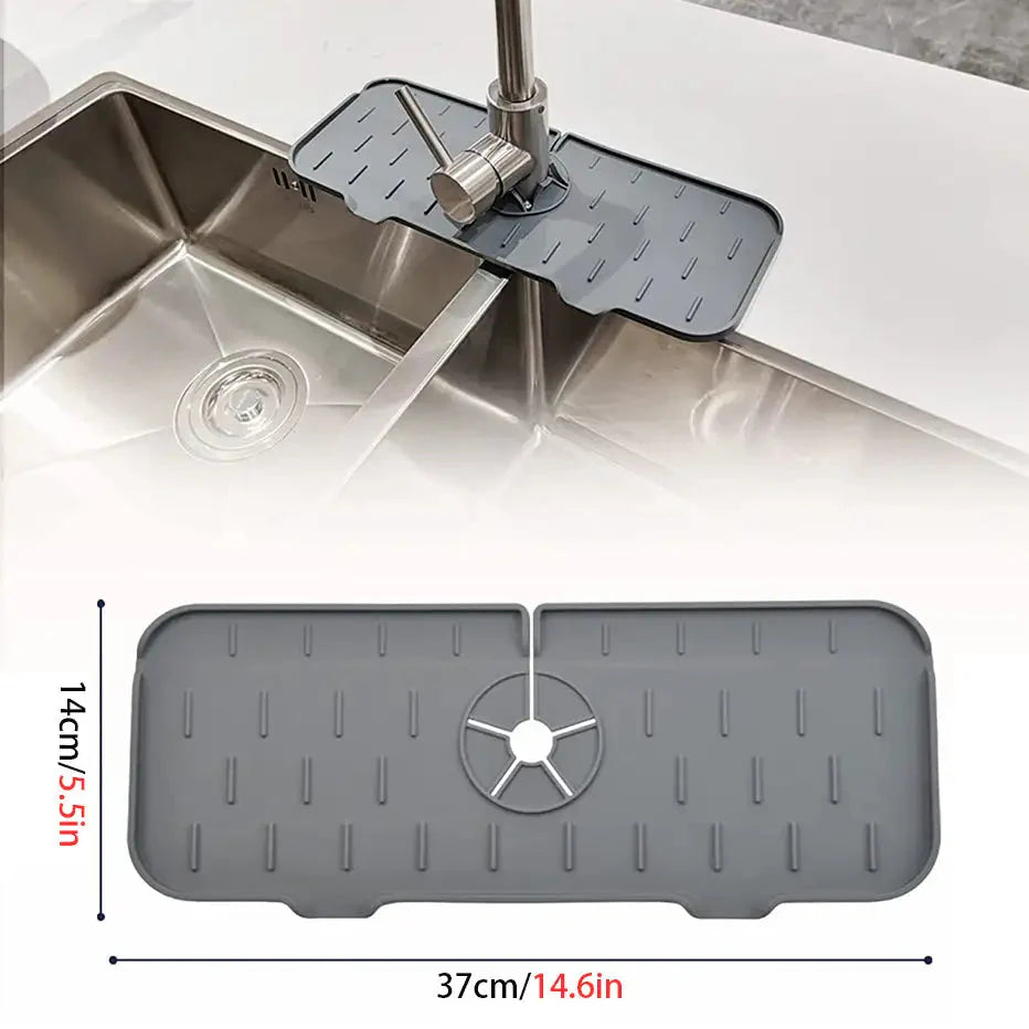 Kitchen Sink Splash Guard Drain Pad Anti Spier