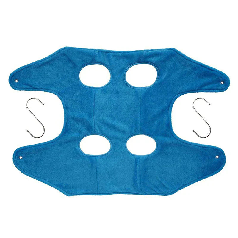 Portable Pet Dog Cat Grooming Hanging Hammock Harness Breathable Groom Helper US Anti Spier