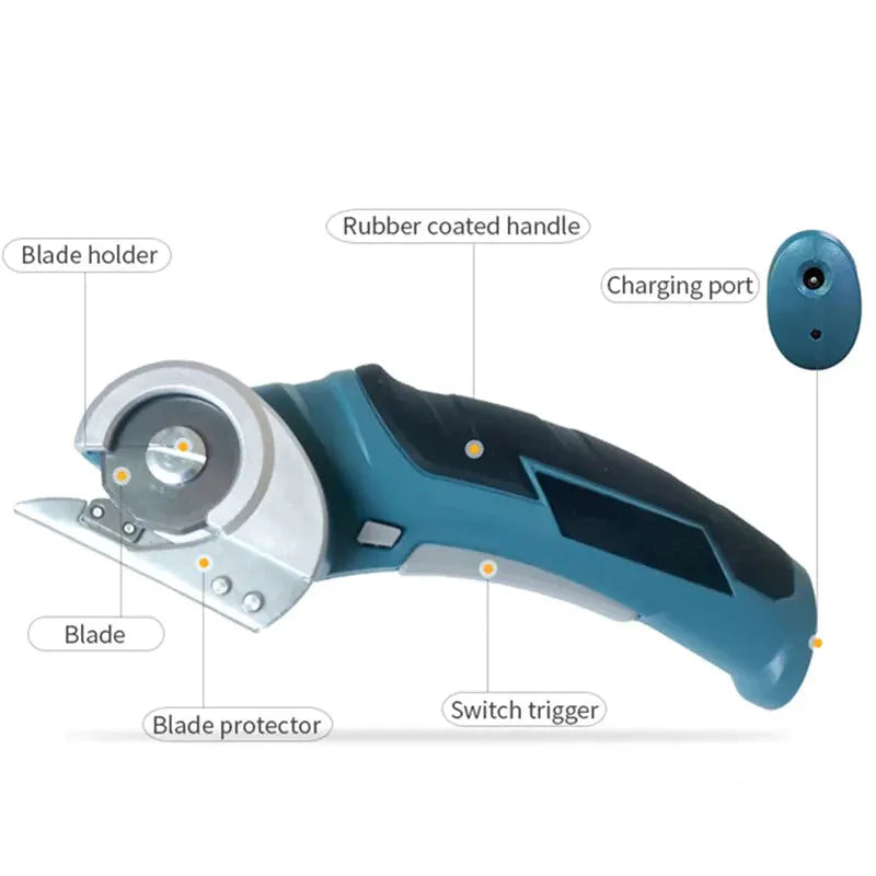 Rechargeable Electric Cordless Rotary Cutter Anti Spier