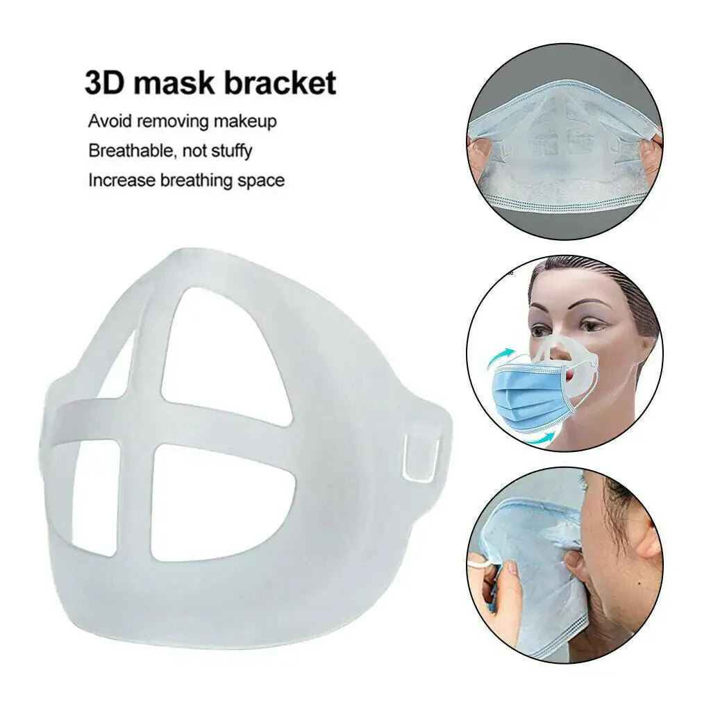 3D Face Mask Bracket Mouth Separate Inner Stand Holder Breathing Space Frame Anti Spier