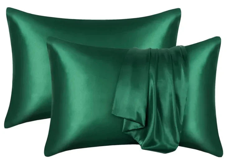 Silk-like Solid Color Pillowcase Anti Spier