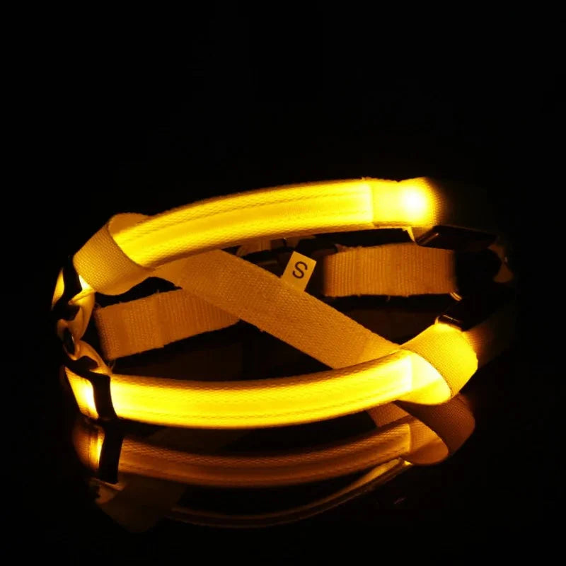 Nylon Pet Safety LED Harness Anti Spier