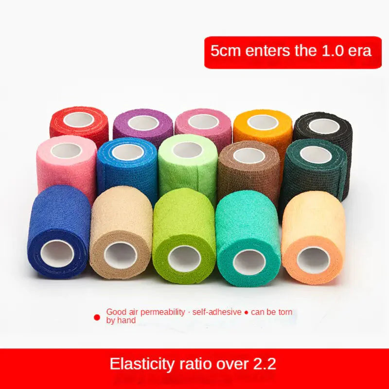 Sports Self Adhesive Elastic Bandage Wrap Anti Spier