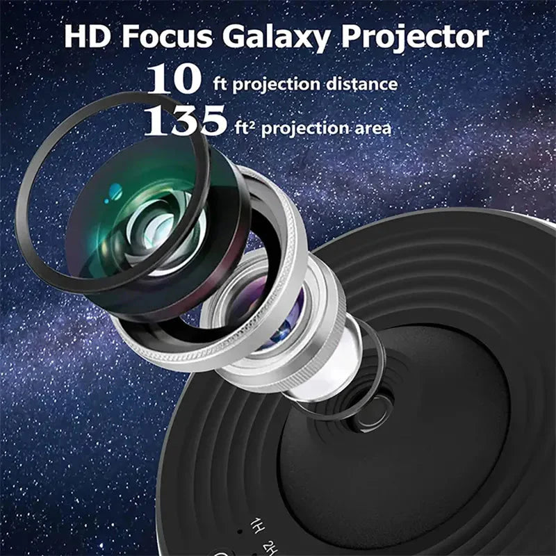 Night Light Galaxy Projector Starry Sky Projector 360 Rotate Planetarium Lamp For Kids Bedroom Valentines Day Gift Wedding Deco Anti Spier