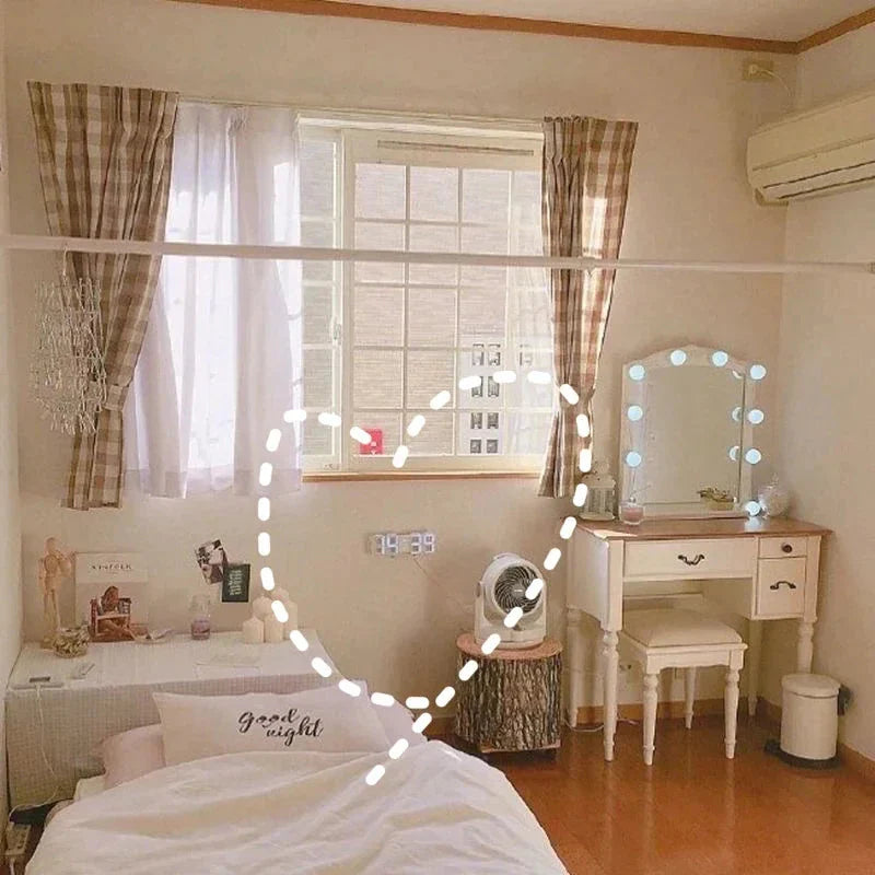 Digital 3D LED Big Wall Desk Alarm Clock Snooze 12/24 Hours Auto Brightness USB Anti Spier