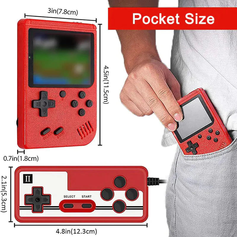 Handheld Game Console Built-In 800 Classic Games Anti Spier