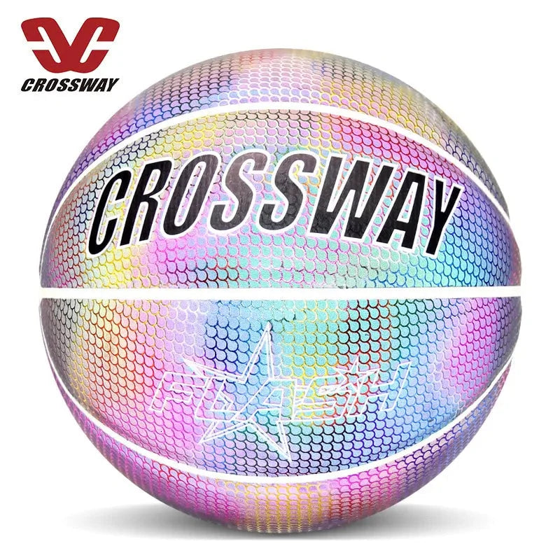 Holographic Reflective Wear-Resistant Luminous Basketball Anti Spier