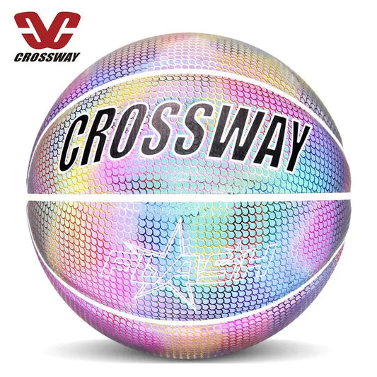 Holographic Reflective Wear-Resistant Luminous Basketball Anti Spier
