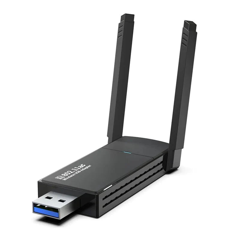 USB 3.0 Wireless WIFI Adapter 1300Mbps Long Range Dongle Dual Band 5Ghz Network Anti Spier