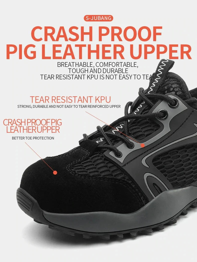 Anti-collision and Anti-smashing Breathable Safety Shoes Anti Spier