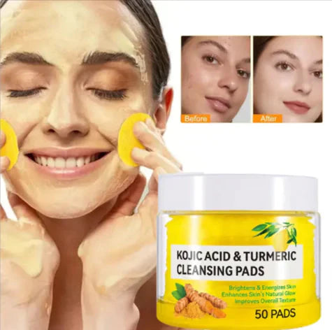 Turmeric Kojic Acid Cotton Cloth for Gentle Skin Care Anti Spier