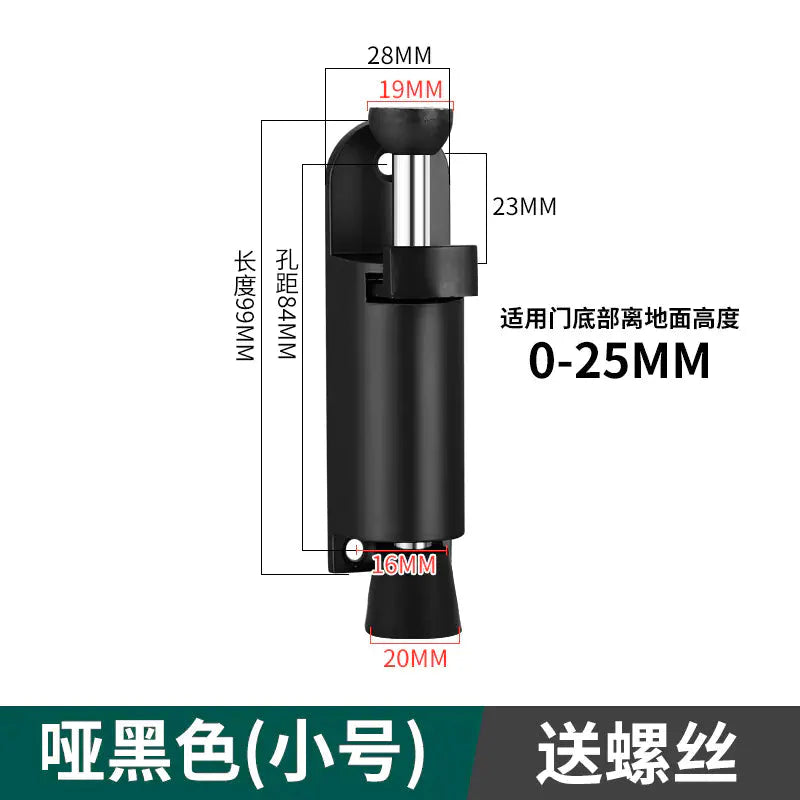 Invisible Foot-operated Door Stopper and Holder Anti Spier