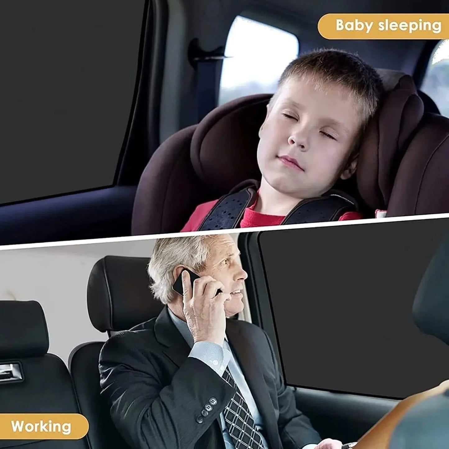 4X Magnetic Car Side Front Rear Window Sun Shade Cover Mesh Shield UV Protection Anti Spier