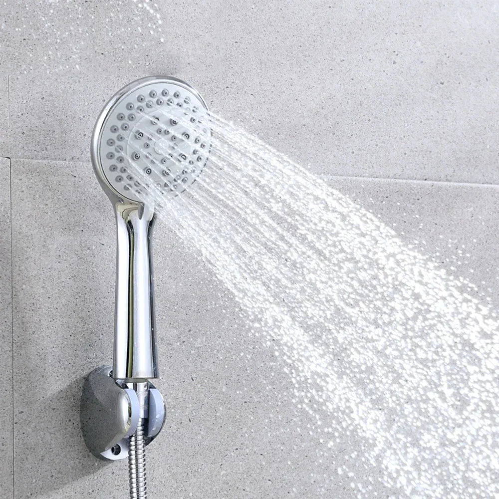 High Pressure Shower Head 5 Settings Handheld Shower Heads Spray With 5 FT Hose Anti Spier