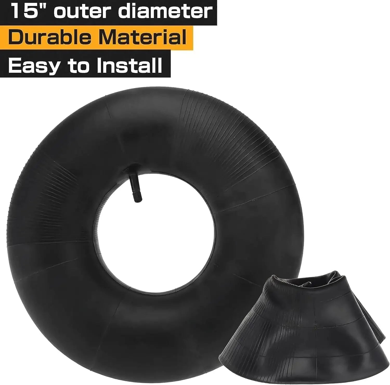 2PCS 15x6.00-6 Lawn Mower Tire Inner Tubes 15X6-6, 15X6x6, 15/6x6 TR13 Valve ATV Anti Spier