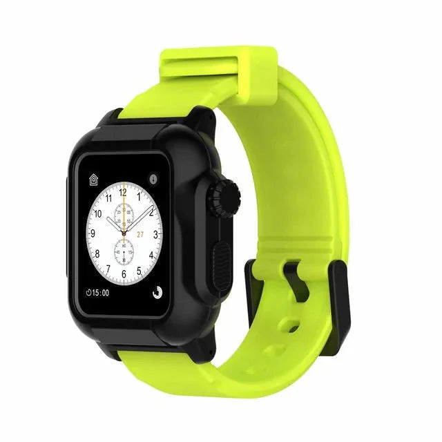 Waterproof Case And Strap Watch Anti Spier