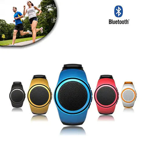 Jogging Buddy Bluetooth Smart Speaker W/FM Radio Watch Style And More Anti Spier