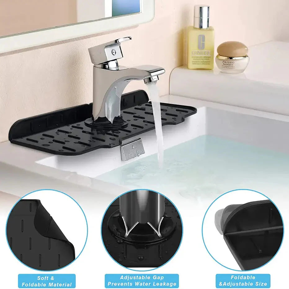 Kitchen Sink Splash Guard Drain Pad Anti Spier