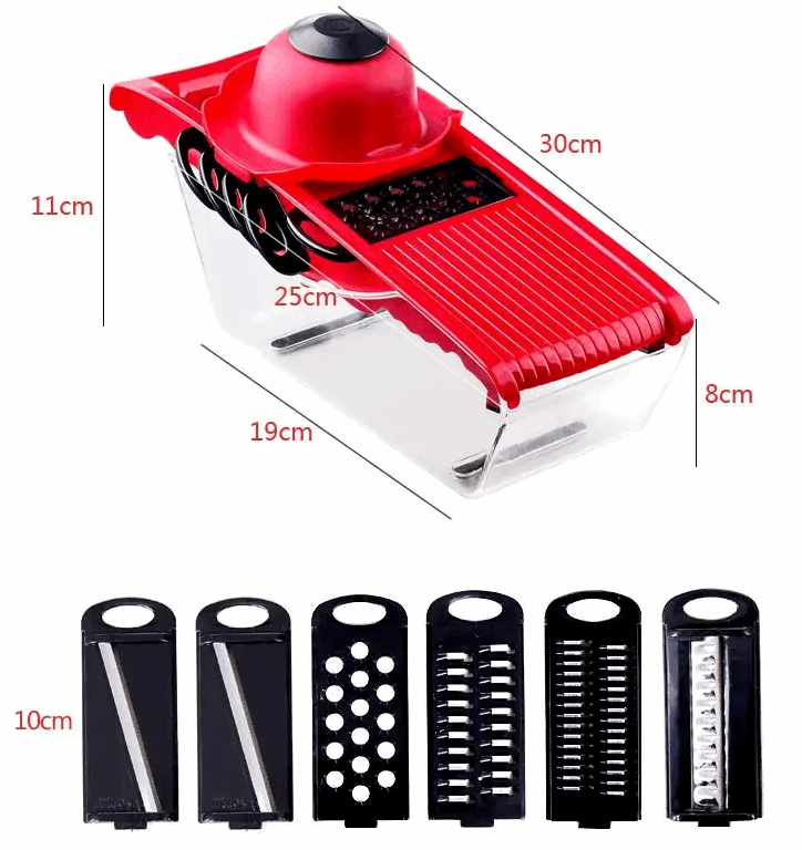 Multifunction Kitchen Slicer 6 Blades - Wins Wow
