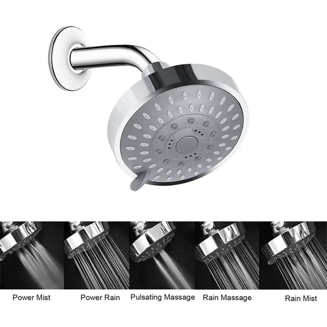 Shower Heads Handheld Spray High Pressure Adjustable Showerhead Top Spray Bath Anti Spier