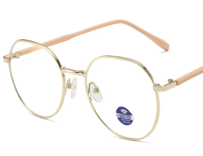 Blue Light Blocking Glasses with Metal Frame Anti Spier